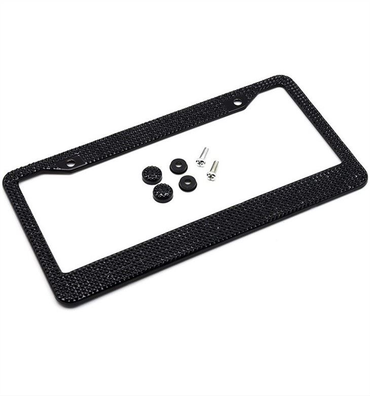 Stainless Steel with Drill License Plate Frames US